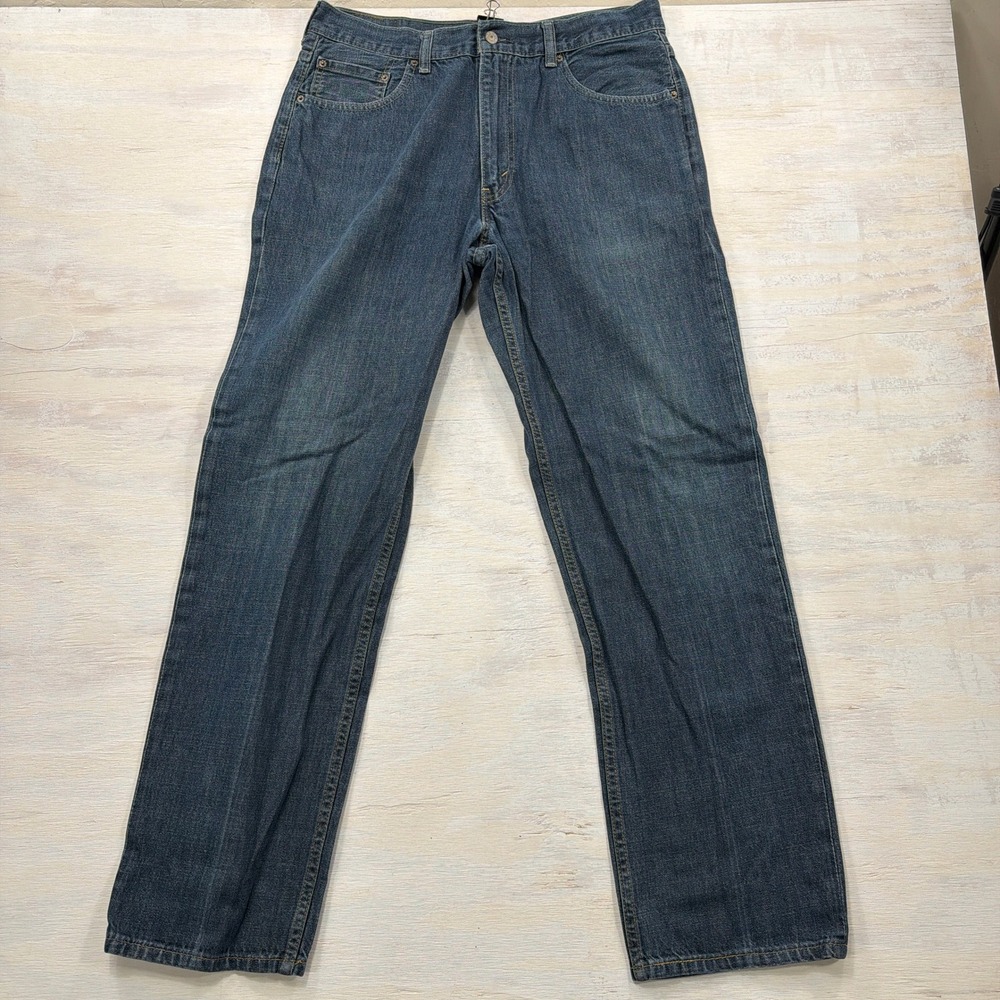 Levi's Jeans 550 Relaxed Fit W36 L34 Medium Wash Blue Denim Mens